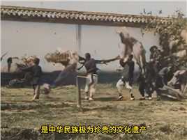 1905年清朝舞龙队，舞龙动作流畅，宛如空中飞舞的真龙#珍贵影像#老视频#历史#舞龙#清朝时期