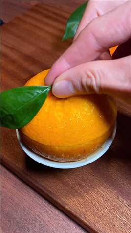 橙子蒸蛋，做法简单 #橙子蒸蛋 #鸡蛋的神仙吃法 #美食.mp4

