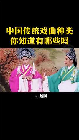 中国传统戏曲种类，你知道有哪些吗？