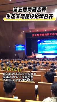 【长云视频】第五届青藏高原生态文明建设论坛在西宁召开