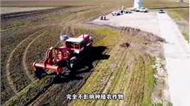 荷兰排水管埋设作业，一次埋设1200米，一个小时埋设18亩现代化农业机械农业机械机械