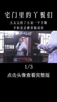 丫鬟偷穿太太衣服，镜子前搔首弄姿，不料下秒老爷进来了#宅门里的丫鬟们#儿女传奇#电视剧解说#家庭伦理剧 (1)