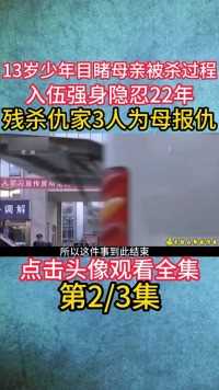 13岁少年目睹母亲被杀，隐忍22年后，残杀仇家3人为母报仇#纪录片#宅家剧场 (2)