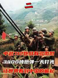 中越712炮战有多激烈，3400吨炮弹一天打光，让世界看到中国的崛起#真实事件#712炮战#历史 (2)