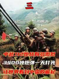 中越712炮战有多激烈，3400吨炮弹一天打光，让世界看到中国的崛起#真实事件#712炮战#历史 (3)