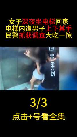 女子深夜坐电梯回家，遭男子上“咸猪手”，民警抓获调查大吃一惊#人身安全防护#自救 (3)