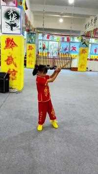 我觉得清一练武术的样子好酷呀#中华武术#我的女儿