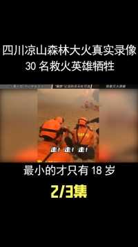 四川凉山森林大火真实录像：30名救火英雄牺牲，最小战士只有18岁 (2)