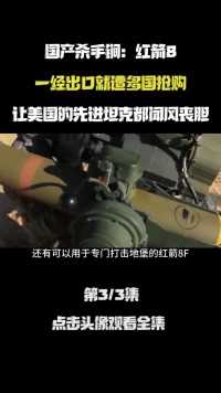 国产杀手锏：红箭8，一出口就被抢购，美国的先进坦克都闻风丧胆#军事#红箭8#坦克 (3)