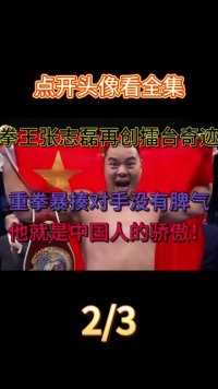 1. 拳王张志磊再创擂台奇迹！暴揍对手没有脾气，他是中国人的骄傲！（②） #综合格斗  #搏击