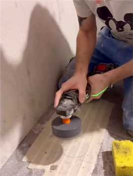 地砖开孔线槽安装小技能分享