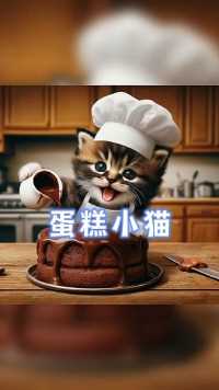 蛋糕小猫
#猫咪剧情 #AI视频 #治愈系猫咪