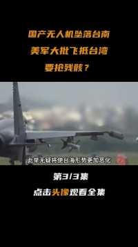 国产无人机坠落台南？美军大批飞抵台湾，要抢残骸？