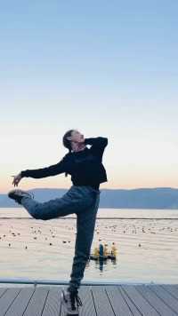 送一支舞给你 带你看洱海的风景～😁#浅跳一下 #舞蹈.