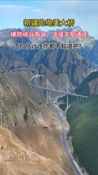 新疆跨山大桥，连接天堑通途，风光绝美