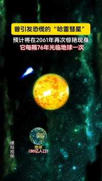 2061年哈雷彗星预计再度光临地球？