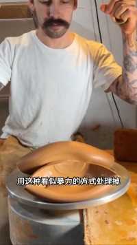 切开陶器的过程很解压，那么你知道切开的陶瓷坯去哪了吗？