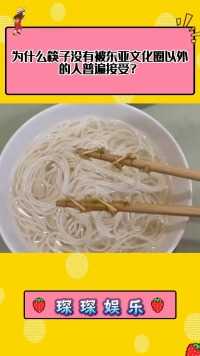 为什么筷子没有被东亚文化圈以外的人普遍接受？