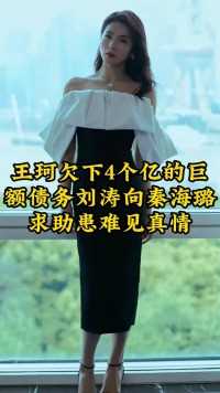 王珂欠下4个亿的巨额债务刘涛向泰海璐求助患难见真情！！