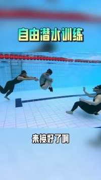 自由泳潜水训练