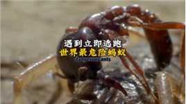 世界最危险蚂蚁！遇到立刻逃跑！#科普 #昆虫科普 #蚂蚁