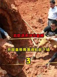 98.北京洪水冲出皇陵，5层千吨巨石防盗，开国皇帝竟落得如此下场 #考古 #皇陵 #纪录片充电计划 #古墓 #历史
