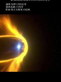 超新星爆发遗留场，一颗脉冲星每秒1200公里速度突然逃离母星，距离地球仅才5000光年