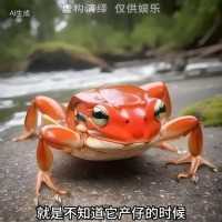 螃蟹和青蛙融合，就变成了“螃蟹蛙 ” #动物融合