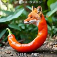 狐狸和辣椒融合，就变成了胡椒#奇妙的动物#动物融合