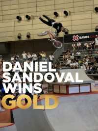 Daniel Sandoval赢得BMX Park Best Trick金牌！他现在已拥有9块X Games奖牌！ 