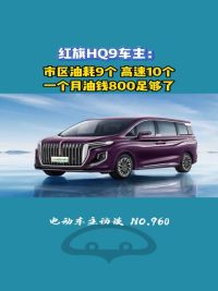 大家的MPV油耗表现咋样？#车#红旗hq9#MPV