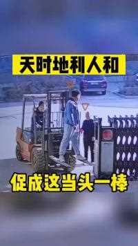 天时地利人和促成了这当头一棒喝人间奇趣记录仪 意不意外