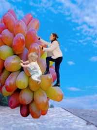 爬上葡萄摘葡萄