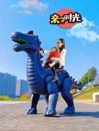 家里的恐龙玩具也能拍创意照