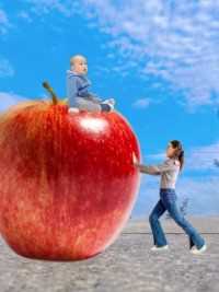 带孩子拍这样的创意照更有意义哦