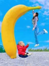 香蕉这样拍太美了