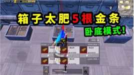 卧底模式用黑卡开金库，结果开出五根金条，暴富！