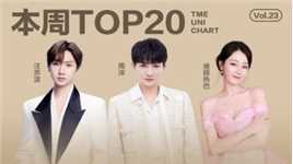 2024年第23期TOP20：周深《小美满》十四冠达成，迪丽热巴新歌闯入前五