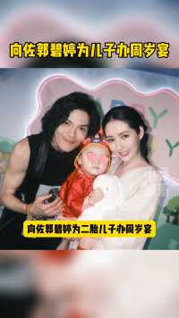 向佐郭碧婷为二胎儿子办周岁宴 #向佐 #郭碧婷 #向太 