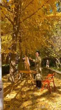  所有秋天的文案，都不如一片银杏林来的直白