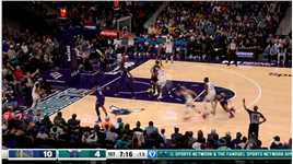 全部在无球端找到机会 库里中投+三分连得5分