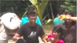 斯里兰卡多地暴雨，引发洪水和山体滑坡，已致16人死亡