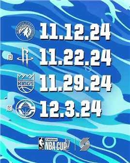 又萌又燃！开拓者官方用水獭扣篮视频官宣NBA杯赛程