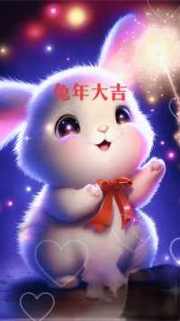 这才是中国兔，2023年大吉，新年快乐[比心]