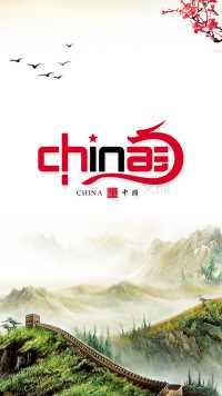 给伟大的祖国设计一个国际化的logo#China#中国#字体logo设计