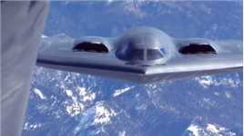全球顶级B-2隐形轰炸机 空中加油%军事%轰炸机  