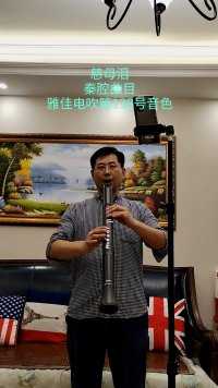 一首流行于陕甘宁一带白事的经典秦腔曲目《慈母泪》，雅佳电吹管138号音色C调。