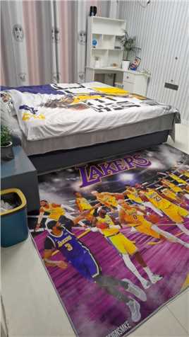 家人们高中儿子喜欢篮球无意间给他房间换的系列床上用品儿子超级喜欢。