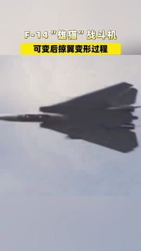 F-14“雄猫”战斗机可变后掠翼变形过程