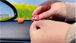 #车载摆件#草莓熊 粉粉嫩嫩的草莓熊这也太可爱了吧#汽车用品
